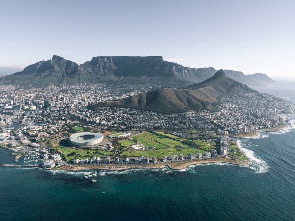 Cape Town city bowl and stadium
